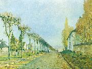 Alfred Sisley Weg der Maschine, bei Louveciennes Germany oil painting artist